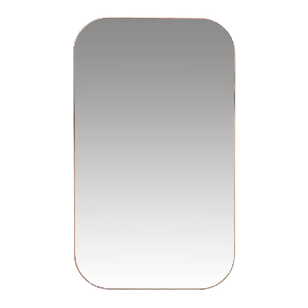 Miroir Rectangulaire avec Bord Doré
